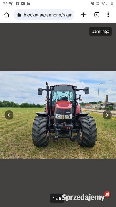 Case Farmall 115u Ciągniki Kuryłówka