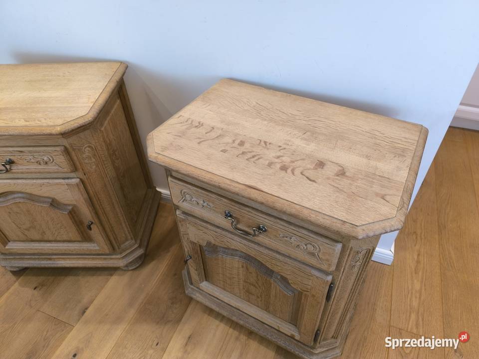 Piękne szafki stylowe dębowe komódki Meble