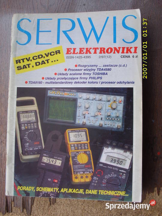 ROCZNIK MIESIECZNIKA SERWIS ELEKTRONIKI1998 Wołów sprzedam