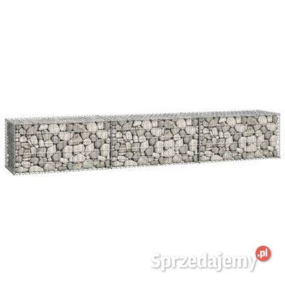 vidaXL Ściana gabionowa z pokrywami