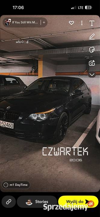 BMW e60 LCI 520d CIC 2010r android 2kpl Alu światła przeciwmgielne Motoryzacja sprzedam