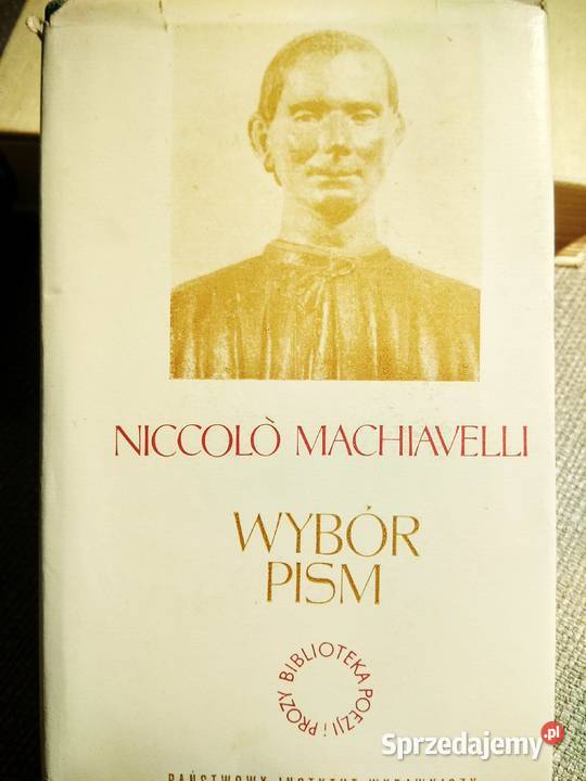 Machiavelli Wybór pism książki Bródno wydanie mazowieckie