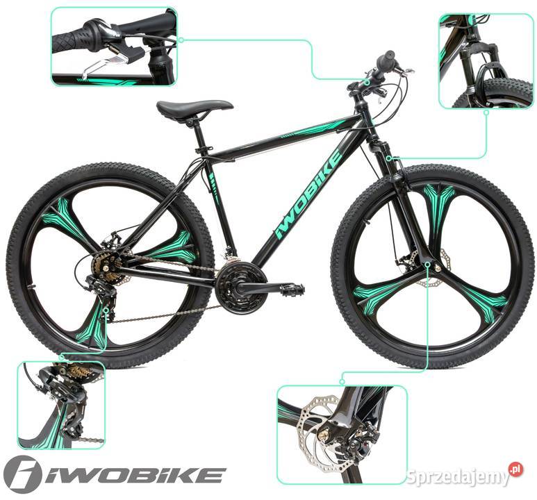 Rower Męski Górski 29 MTB IWOBIKE Shimano Gorlice