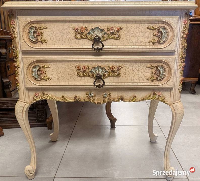 Piękna komoda ludwikowska ecrusklep Dąbrowa Dąbrowa Górnicza