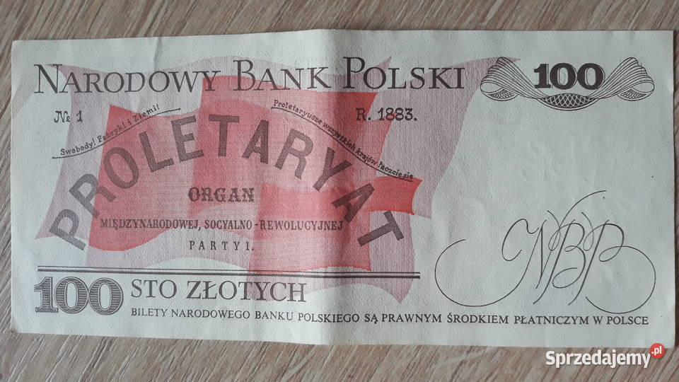 100 złotych 1XII1988 seria TH wielkopolskie Konin