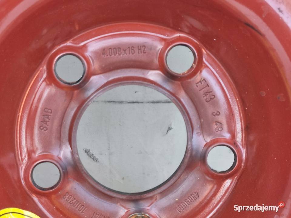 Saab 95 I KOŁO DOJAZDOWE dojazdówka 11570 R16 Rudka