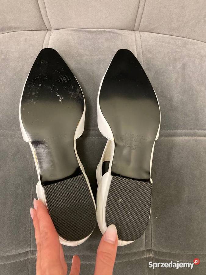 Nowe białe płaskie buty American Eagle vintage