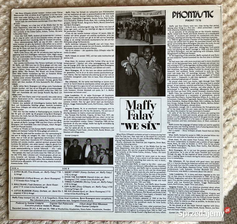 Maffy Falay We Six 1 płyta