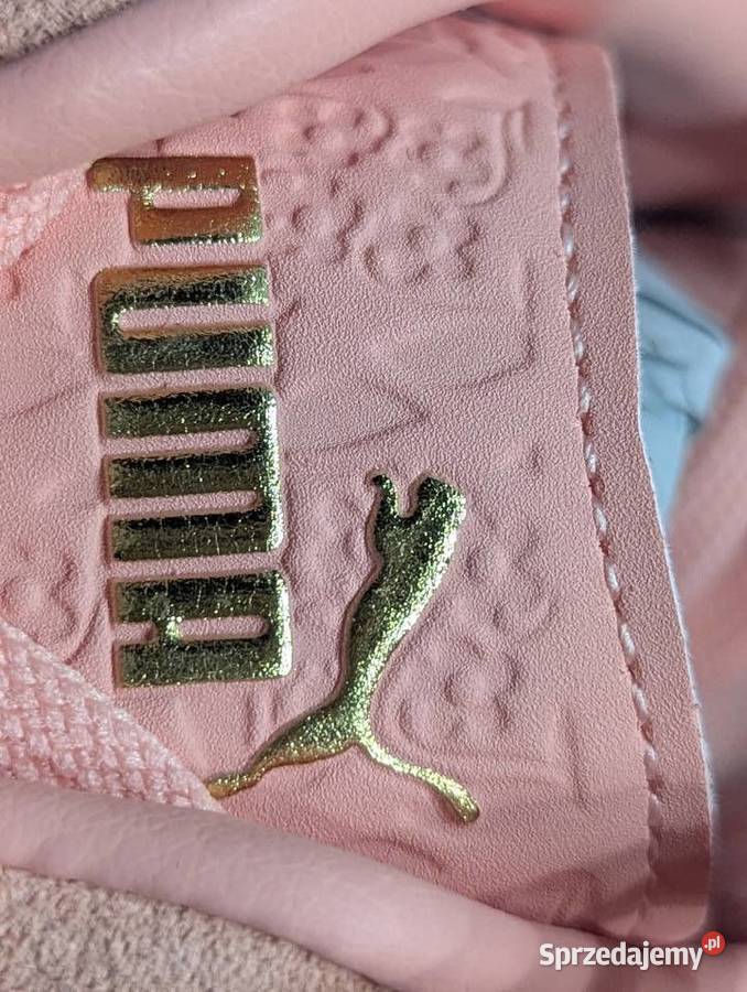 Buty zamszowe skórzane puma różowe pudrowe 39 skóra Kraków