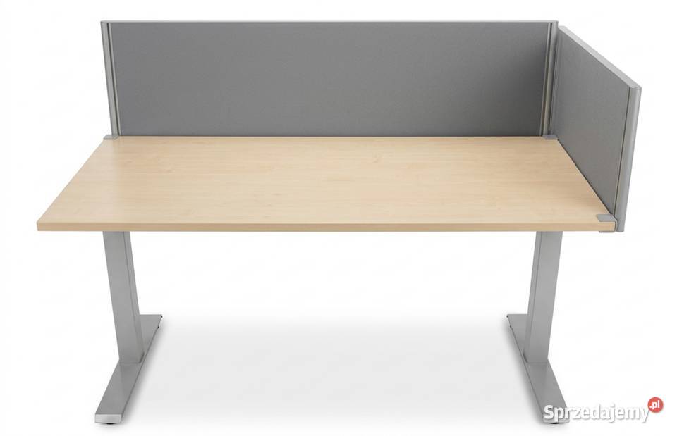 Sprzedam 3 biurka 80x140 z osłonami bocznymi 140cm Warszawa