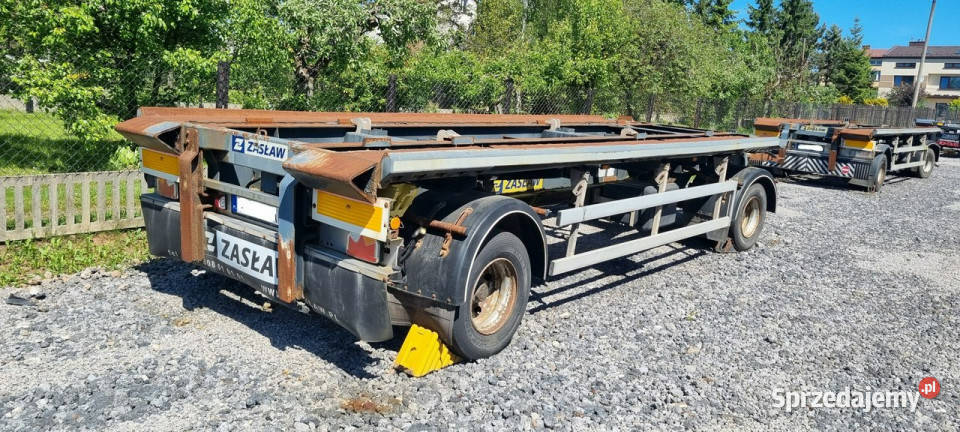 pod kontener Zasław D659 PRZYCZEPA ZASŁAW D659 2 Poręba sprzedam