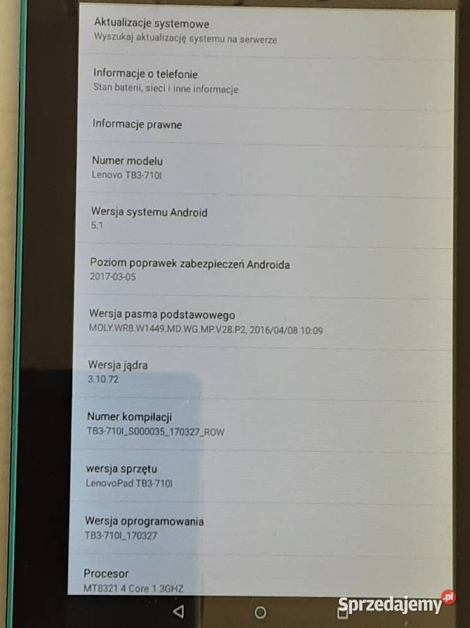 TABLET LENOVO IBM Lenovo Tablety i palmtopy Szczecinek
