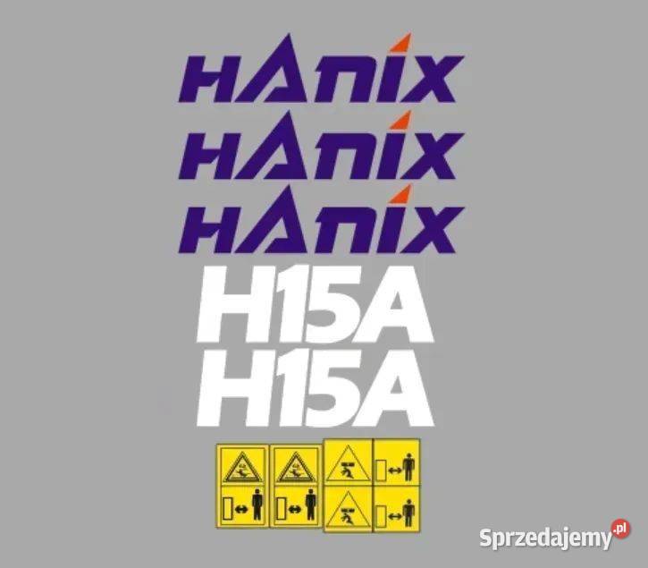 Naklejki oklejenie HANIX H15A Zamiennik Janików