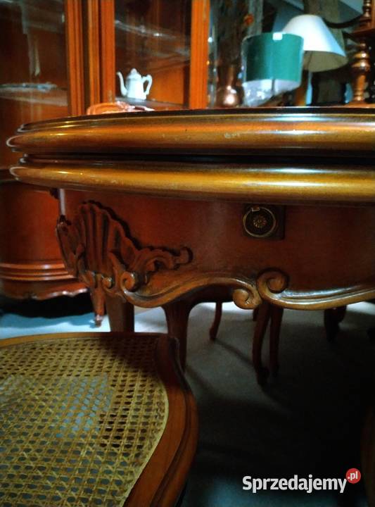 Francuski komplet rozkładany stół 6 krzeseł podlaskie Białystok