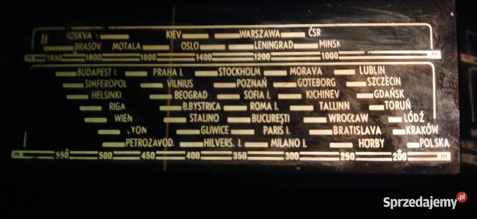 Radio lampowe firmy Tesla Amplitunery Kraków