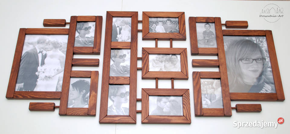 Galeria Multirama z drewna Ramka na zdjęcia Foto sprzedam