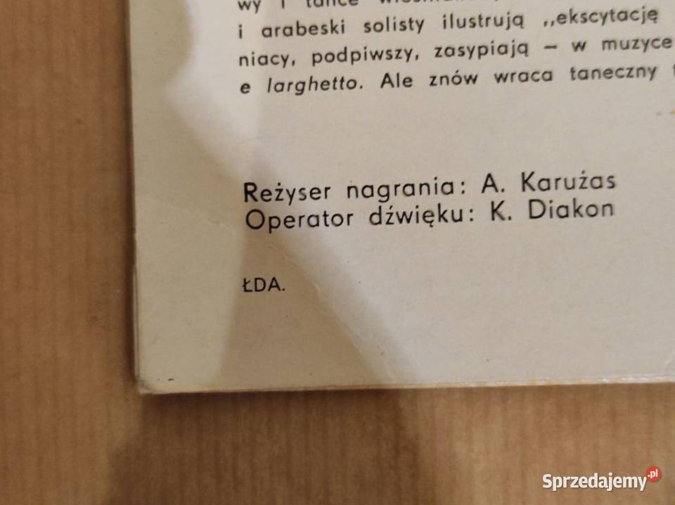 1969 Antonio Vivaldi Le Quattro Stagioni Cztery świętokrzyskie Kielce