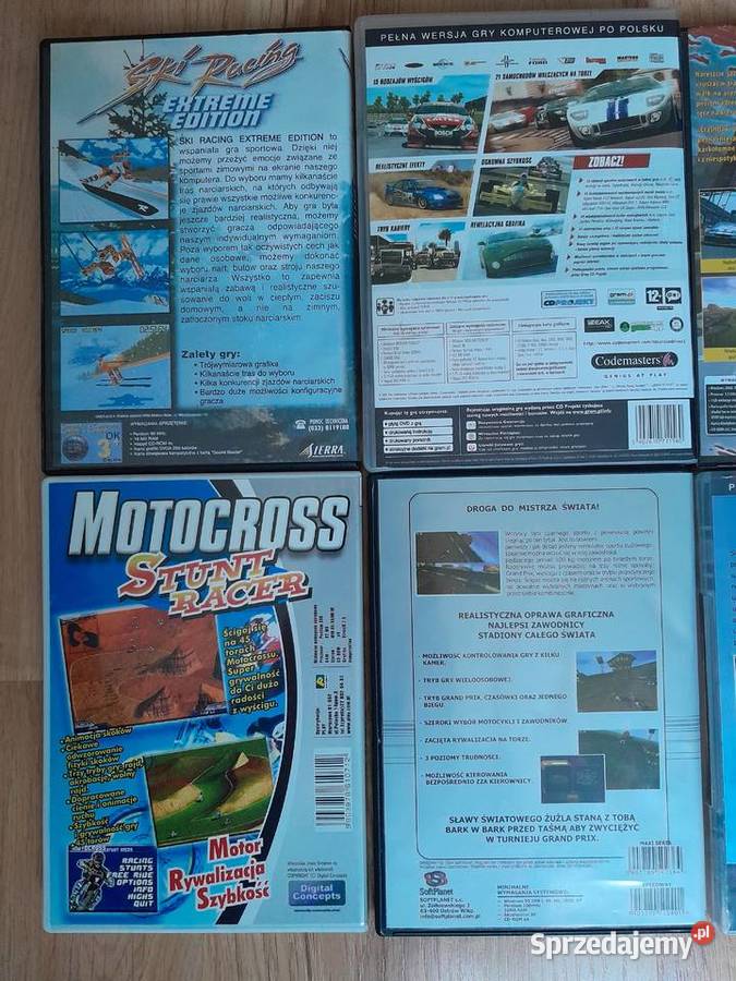 Różne gry na PC CDRom lektor dolnośląskie Polkowice