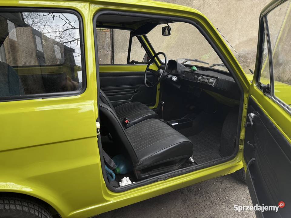 Polski Fiat 126p 600 1978 w ślicznym kolorze kupiony w Polsce Nowy Tomyśl sprzedam