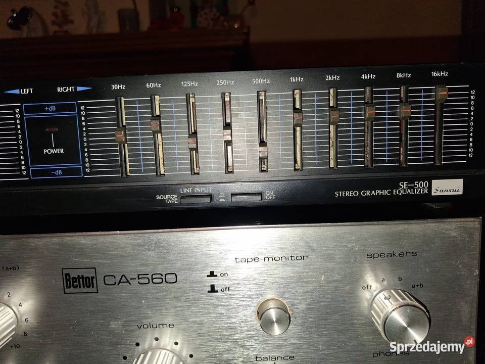 Korektor graficzny Sansui SE500 Elektronika Chorzelów