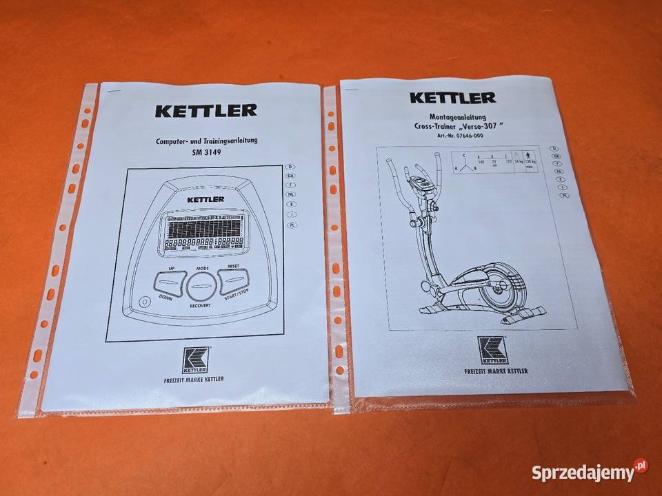 Okazja Orbitrek Kettler Verso 307 Cichy Sprzęt do ćwiczeń wielkopolskie Ostrzeszów