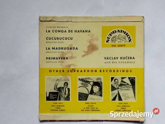 Koperta do płyty Vclav Kuera And His Ensemble Łódź