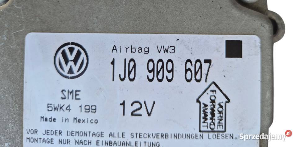 MODUŁ SENSOR AIRBAG PASSAT B5 GOLF IV BORA Działoszyce
