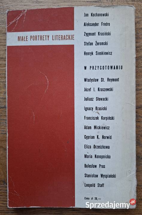 Henryk Sienkiewicz Julian Krzyżanowski biografie, wspomnienia
