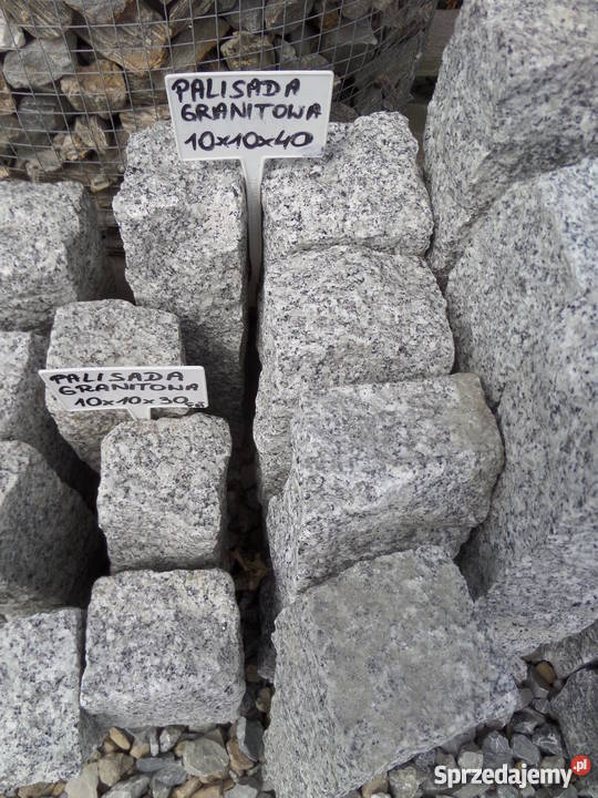 Palisady granitowe Kamień Ogrodowy śląskie Rybnik sprzedam