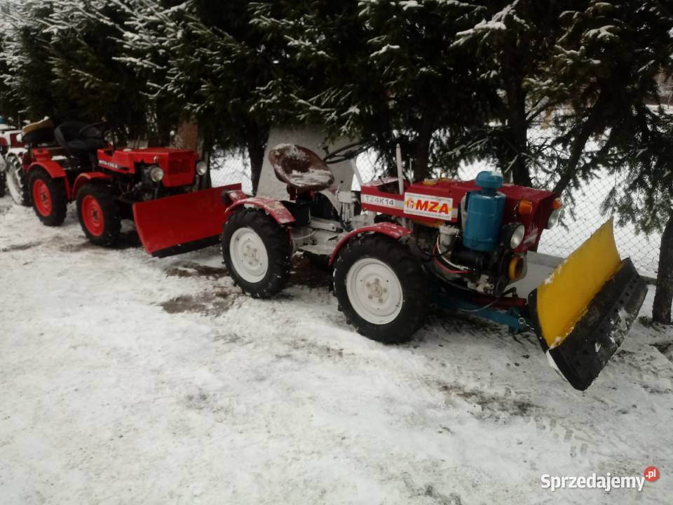 ODŚNIEŻANIE akcja zima Ciągnik Komunalny Solarka kujawsko-pomorskie Grudziądz