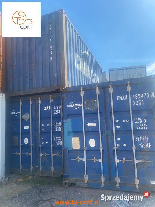 Kontener morski magazynowy budowlany 20 DV łódzkie sprzedam