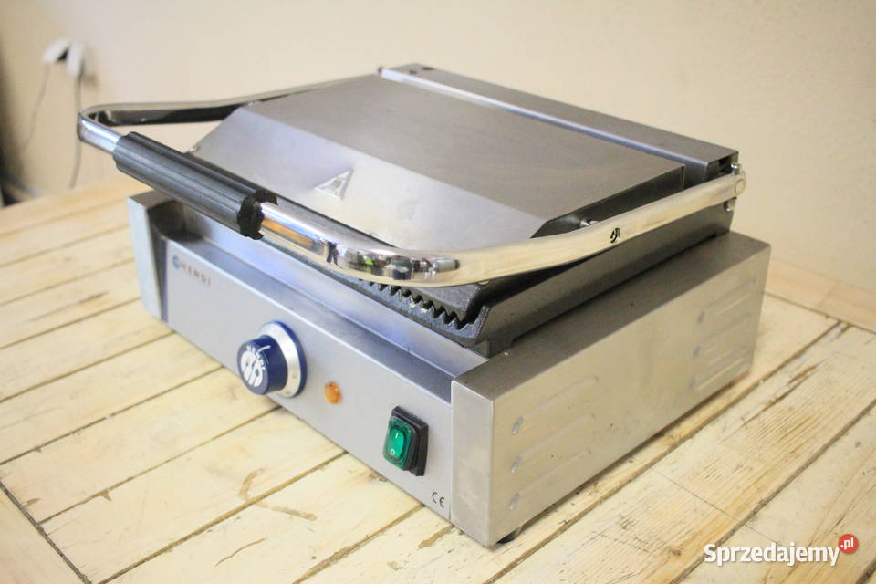 Grill kontaktowy PANINI ryflowany Hendi 263655 śląskie Pszczyna