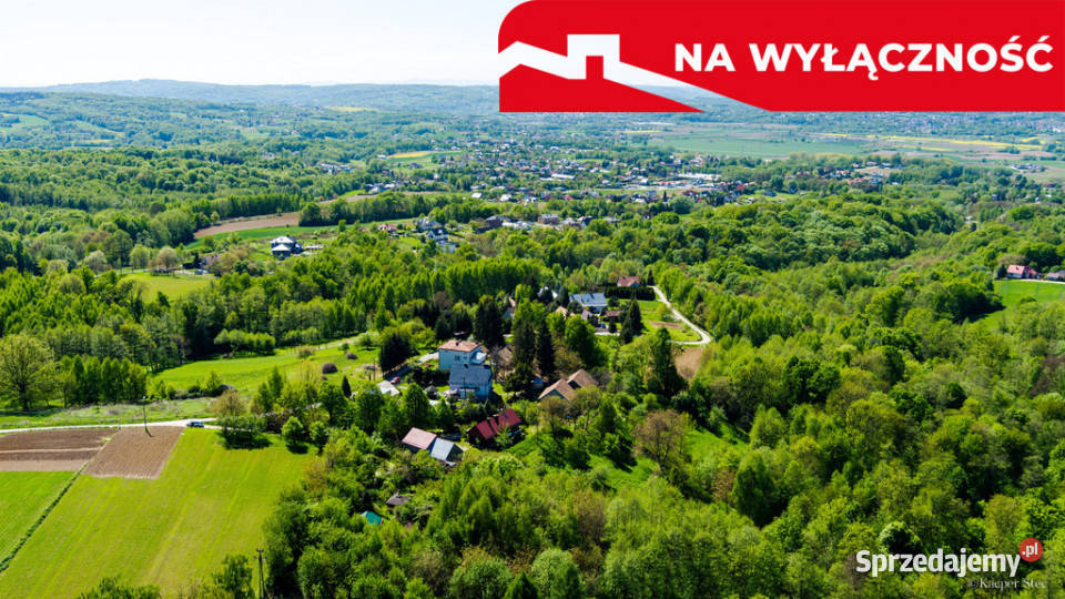 Działka budowlana 820 m2 Zawada