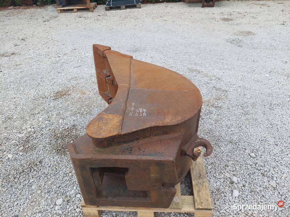 Łyżka 55 do kopania koparki na szybkozłącze Nado świętokrzyskie