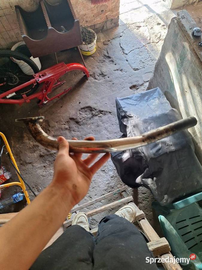 Kolanko wydechu romet ogar 200 jawa 50 Samborowice