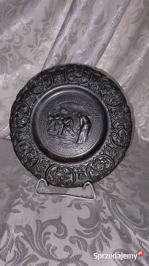 talerz ozdobny metal Chorzew