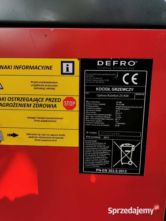 DEFRO Optima Komfort 25KW Ideał Tarnów sprzedam