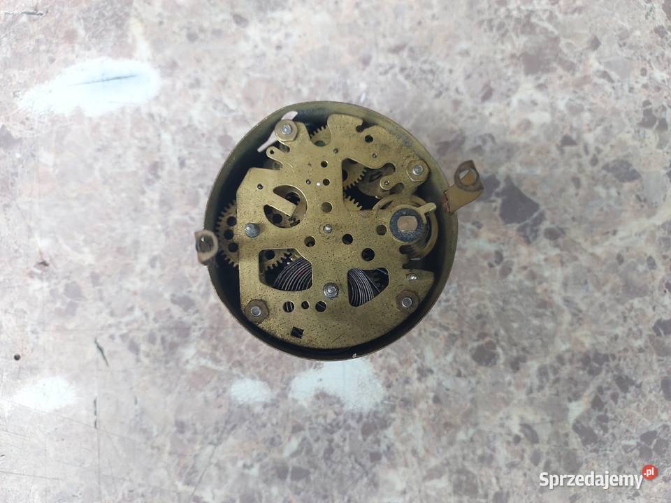 m222 Mechanizm starego zegara stołowego mały Tczew