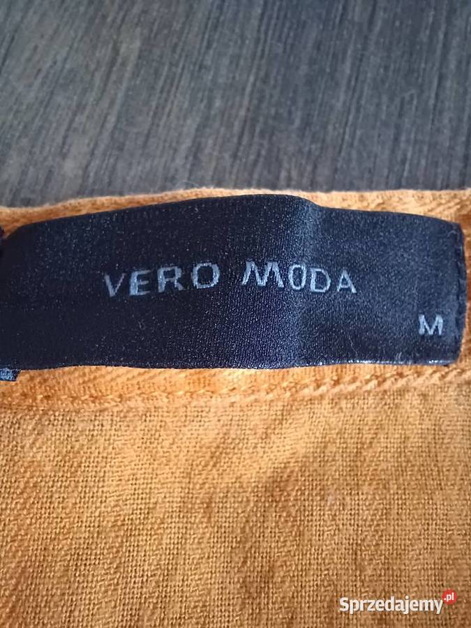Pomarańczowa bluzka bawełniana Vero Moda M bez Odzież damska Rzeszów