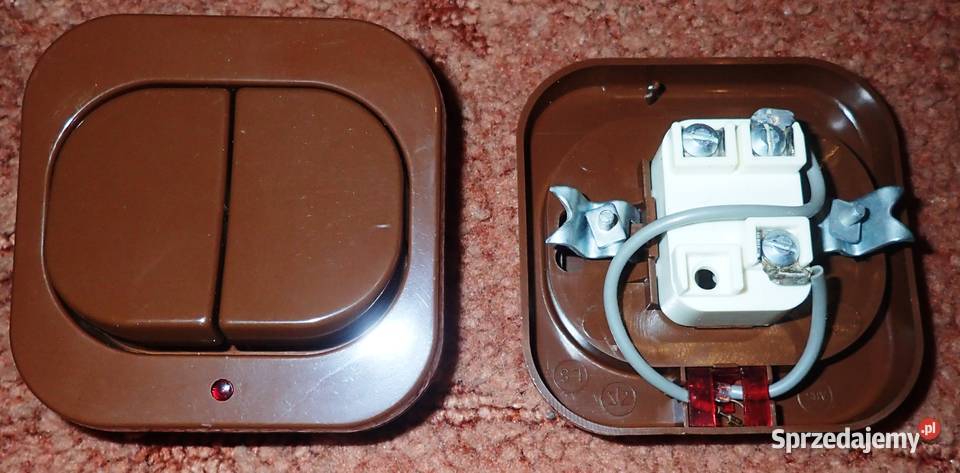 Łącznik Świecznikowy Podwójny Brązowy z Elektryka i akcesoria małopolskie Tarnów