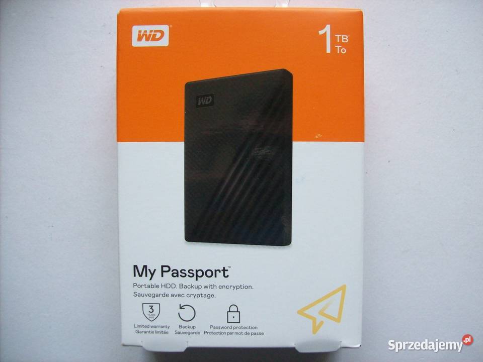 Nowy 25 dysk zewnętrzny WD My Passport 1TB USB Dyski Radom