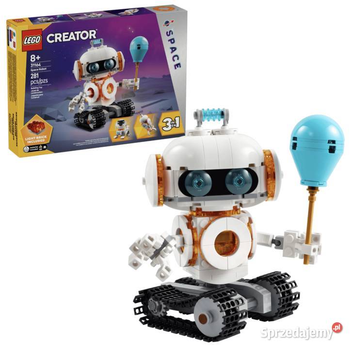 NOWE LEGO klocki Kosmiczny robot CREATOR 3 w 1