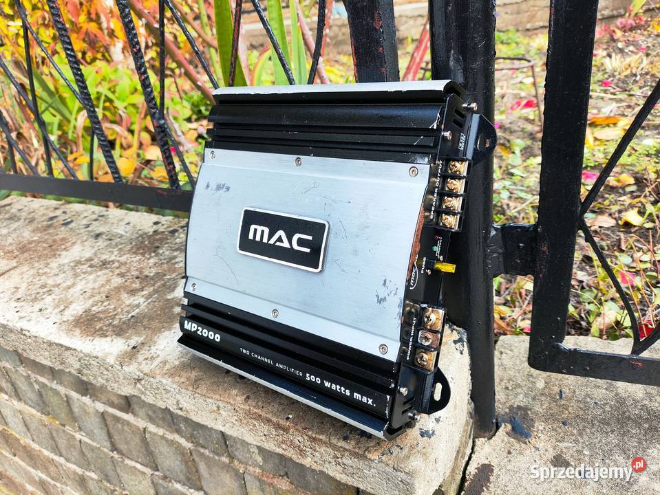 Wzmacniacz samochodowy 2 kanałowy Mac Audio MP Niegowonice