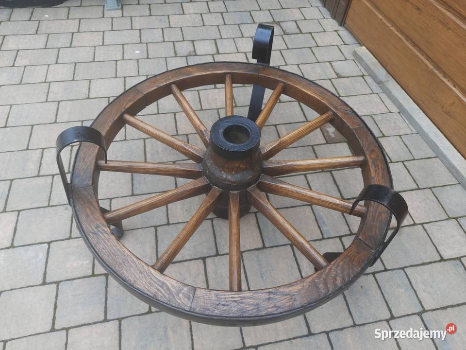 stolik kawowy ława z koła wozu wielkopolskie Mielnica Duża