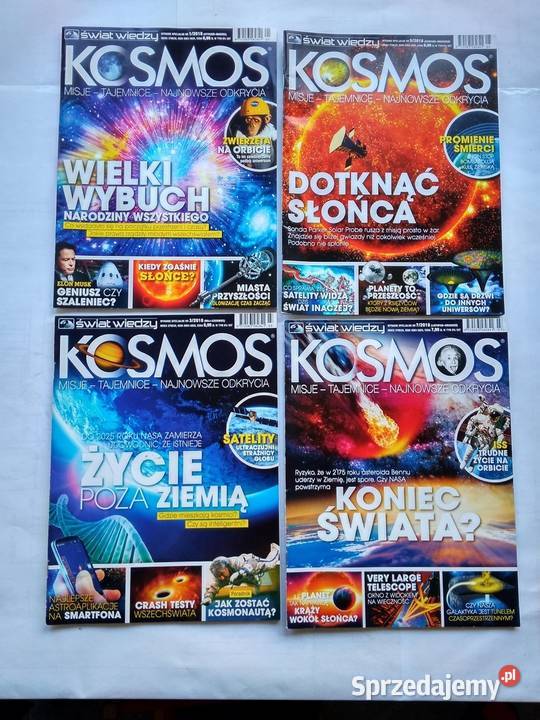 KOSMOS Świat Wiedzy miesięczniki 14 różnych pomorskie Gdynia