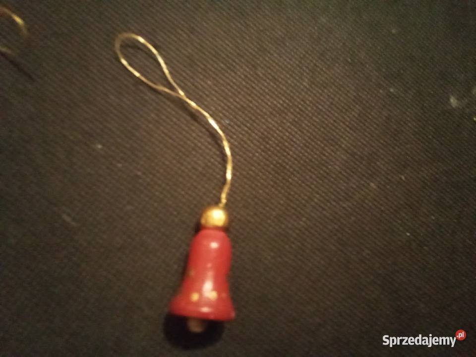 Zawieszka drewniana na choinkę czerwony dzwonek Warszawa
