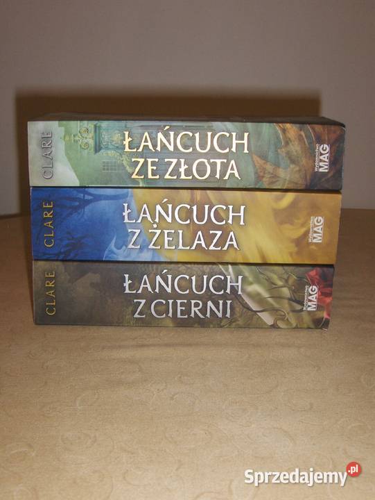 Cassandra Clare Łańcuch ze złota żelaza cierni miękka Łódź