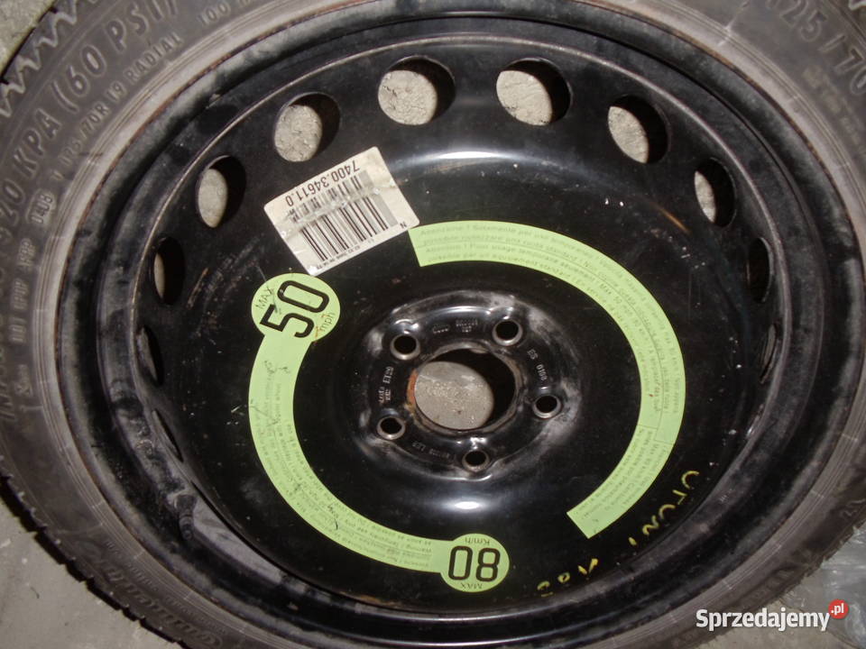 kolo dojazdowe audi a4b8 Częstochowa