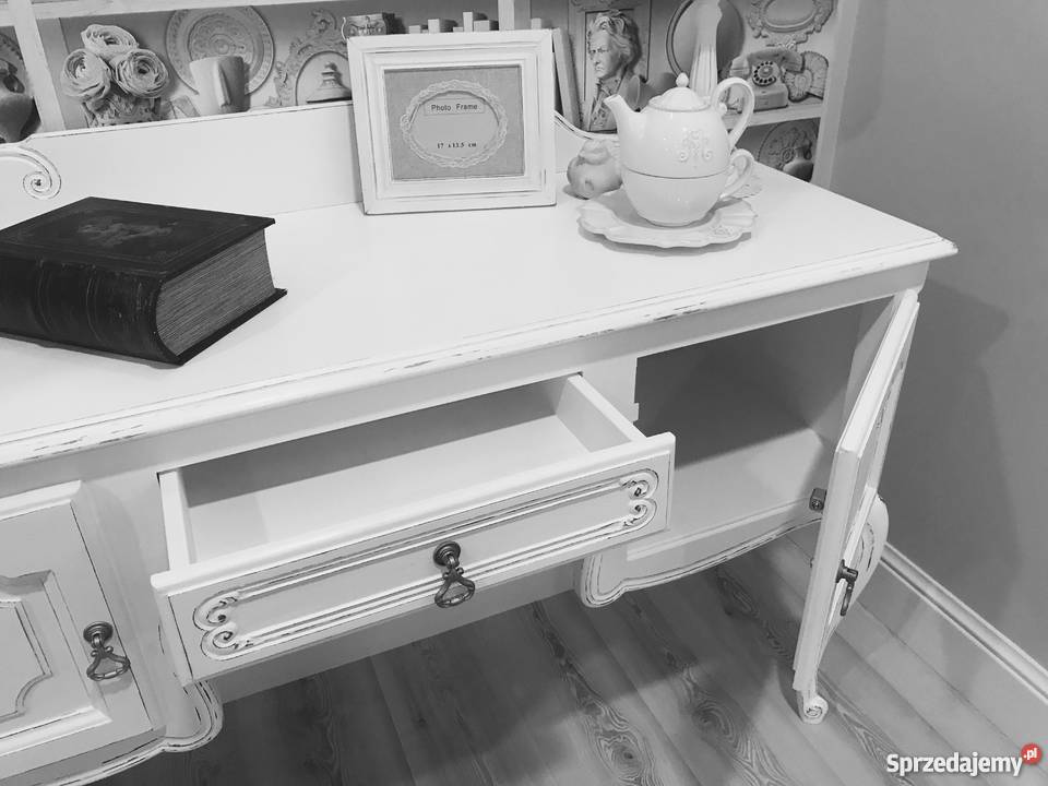 Biurko księżniczki białe Ludwik shabby chic Nowy Tomyśl sprzedam