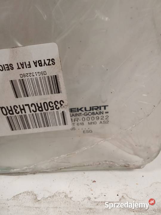 Szyba Boczna Prawa Tylna Fiat Boczne (drzwi) Bralin